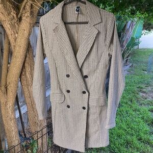 Vintage Long Double Breasted Blazer
